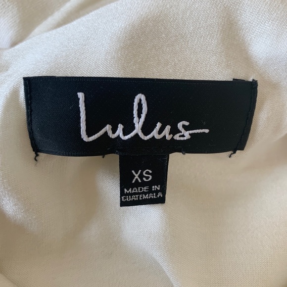 Lulus Brand White Lace Skater Dress, XS - Picture 4 of 5